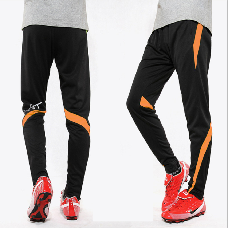 Pantalon de sport pour hommes et femmes, respirant, élastique, doux, pour vélo, équitation, vélo, pêche, Fitness: Orange / L