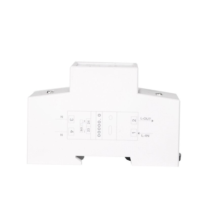 Single Phase Energy Meter 230V 5(80) A Electric KWh Meter Watt Meter DIN-rail