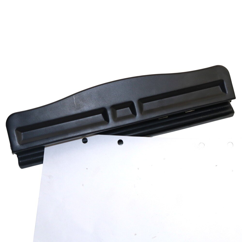 Adjustable Four holes Puncher Office Punching Supplies Binder Book Paper DIY Inner Page Black Practical Type Tool