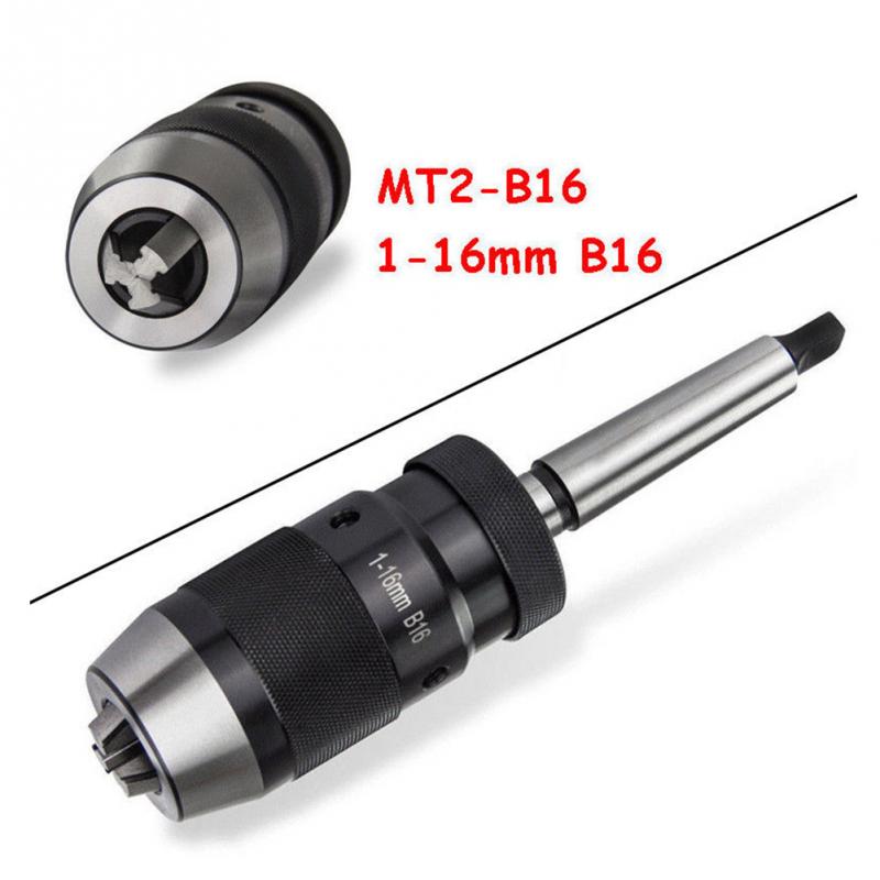 1-16mm MK Self Tighten Durable Lathe Tool MT1-MT5 Arbor Accessories Keyless Machine Accurate Drill Chuck Steel Live Center