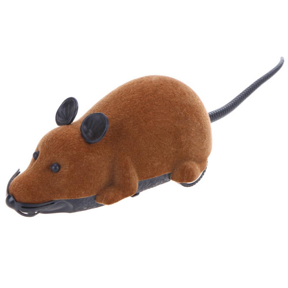 Souris électronique sans fil pour chat, télécommande, jouet amusant, interactif, accessoire pour animaux de compagnie