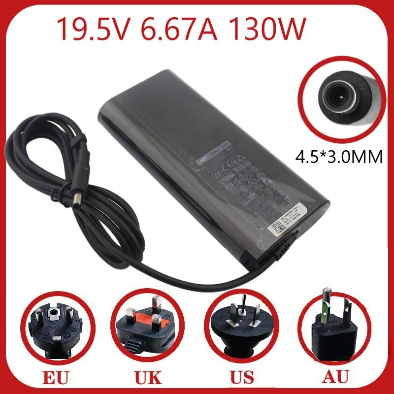 AC Adapter Charger 19.5V 6.67A 130W FOR DELL XPS 15 9530 9550 M3800 Precision 15 5520 5530 M5510 M5520