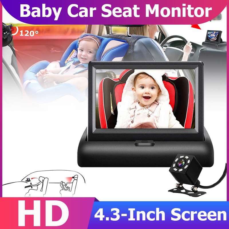 Guudgo Hd Babyfoon Met Camera Lcd-scherm Kids Babies Chilldren Monitor Nachtzicht Video Camera Surveillance Voor Auto