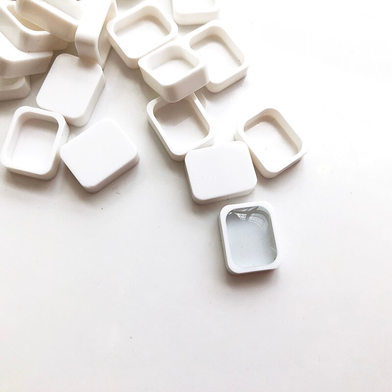 Half Block Half Pans GrapSplit Paint Palette Grid 0.5ml Full 1ml 2ml White Tray Paletas Watercolor Painting Supplies