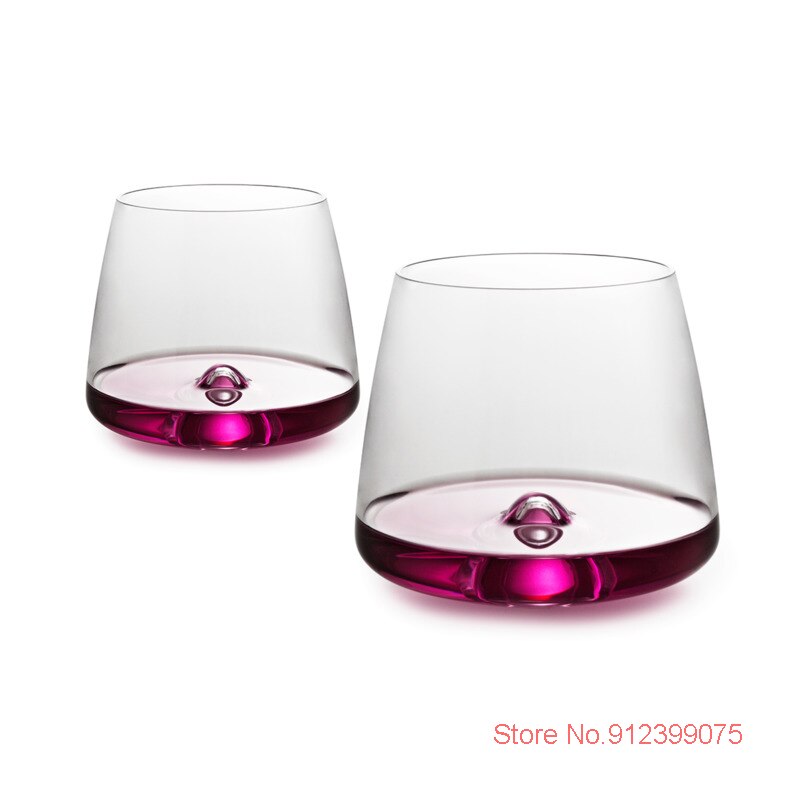 Top Norman Kopenhagen Eddy Whiskey Glas Ronde Swirl Uitstekende Bodem Cognac Ice Cube Rock Cup Brandy Snifters Likeur Tumbler