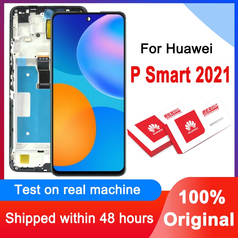 100% Getest 6.67 &#39;&#39;Ips Display Voor Huawei P Smart PPA-LX2 Lcd Touch Screen Digitizer Vergadering Voor Honor X10 lite/Y7A Lcd