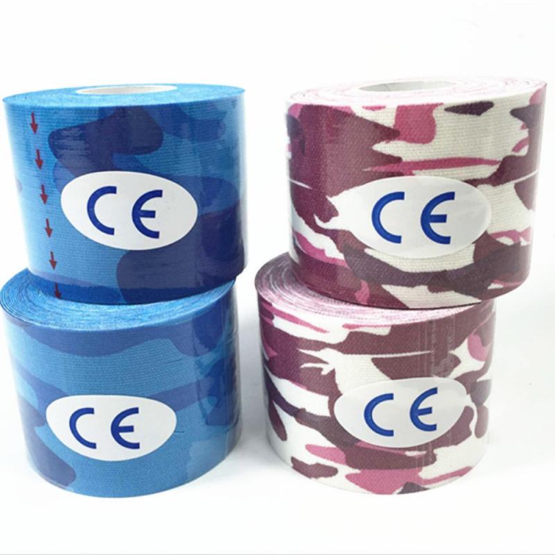 5M * 2.5Cm Kinesiologie Tape Atletische Spier Ondersteuning Sport Physio Therapeutische Tape Elastische Sport Bandage Spier Sport Veiligheid