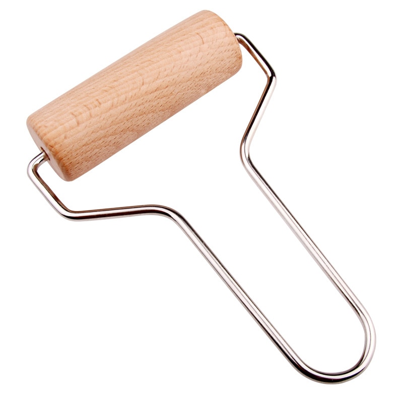 Liseng 5 stuks pottenbakkersgereedschap hand rollen voor klei stempel patroon roller, handvat aardewerk gereedschap klei modelleerpatroon roller kit