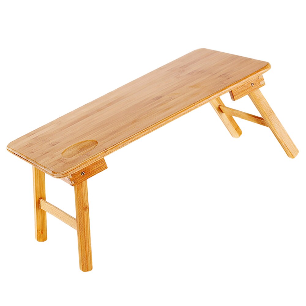 1pc sammenleggbare bord slitesterkt elegant utsøkt bærbart bærbart skrivebord seng laptopstativ bambusbord lite skrivebord: Default Title