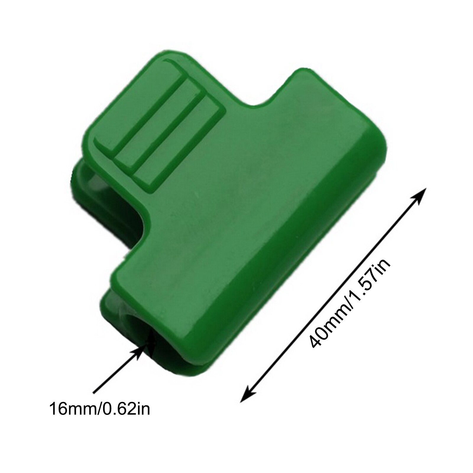 Greenhouse Clip 24Pcs Plastic Greenhouse Film Clip Clamp Gardening Tool Greenhouse Accessories for 16mm Tube