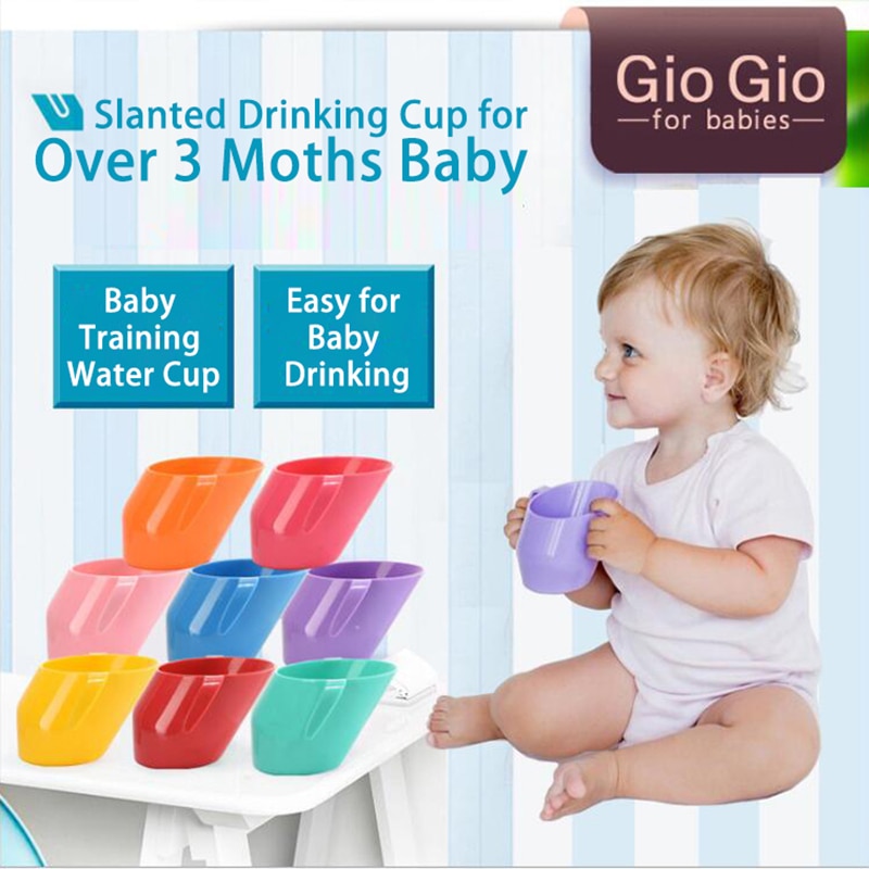1Stck Neue freundlicher Baby Doidy Tasse Baby Ausbildung Trinkbecher geneigt Tasse Für freundlicher Baby Waschen Tasse Wasser Tassen