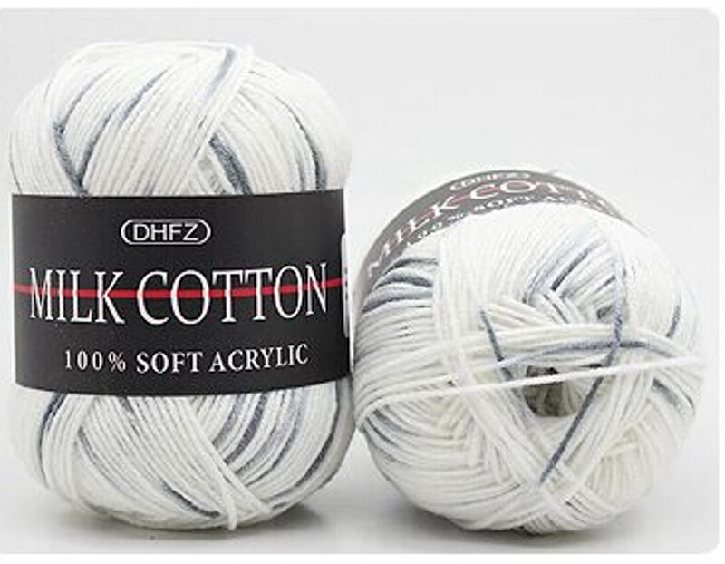 23 Colours 50g Mixed Job Lot DK Knitting Crochet Milk Soft Baby Cotton Wool Yarn for weaving Sweater Hat Scarf for Hand Knitting: 8