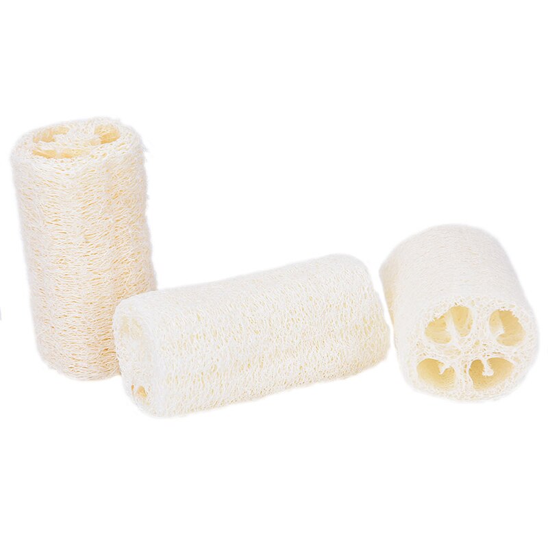 Natuurlijke Loofah Luffa Bad Douche Wash Body Pot Kom Spons Scrubber