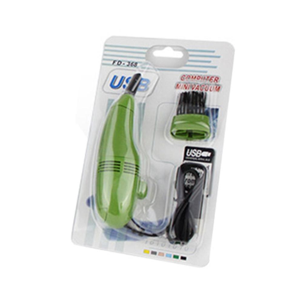Laptop USB Vacuum Cleaner Portable Durable Practical And Convenient Low Noise Laptop USB Vacuum Cleaner: green