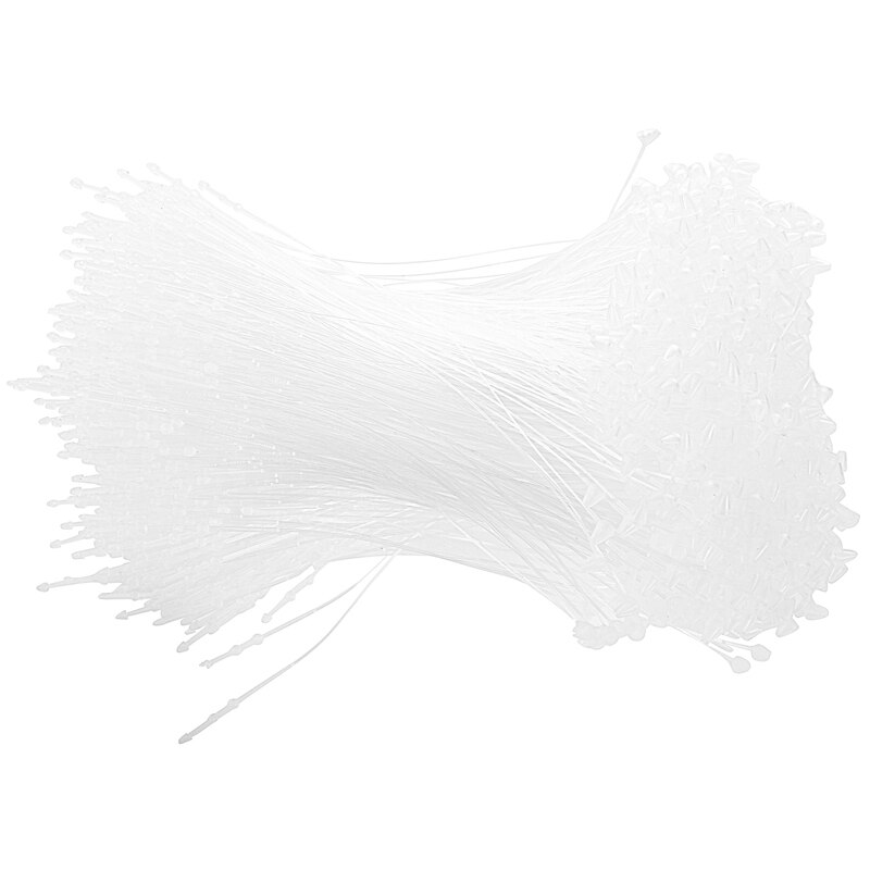 Plastic Snap Lock Pins Security Loop Tag Fasteners 1000PCS: Default Title