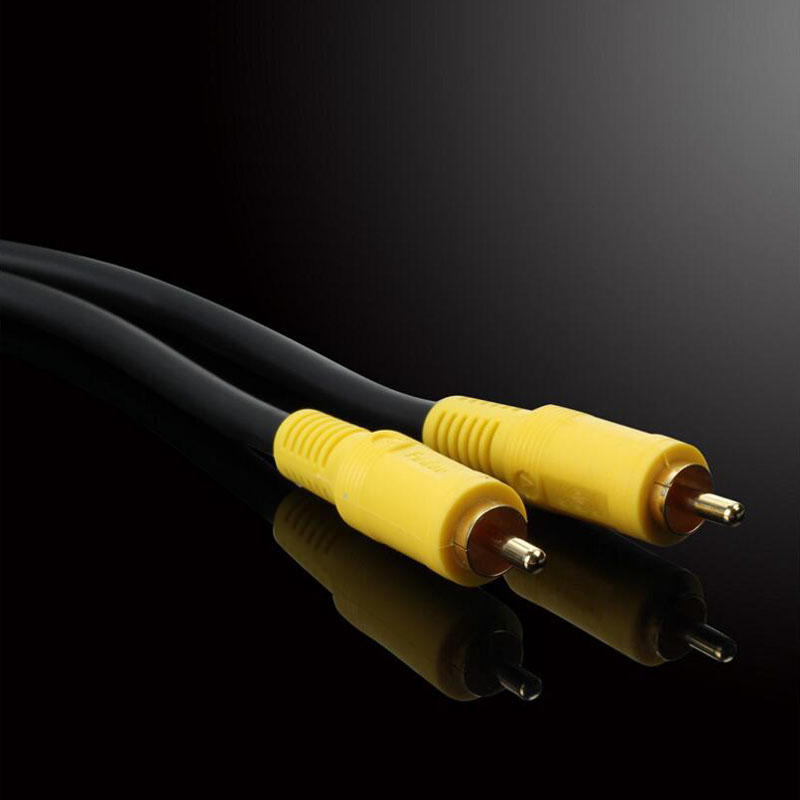 Cable RCA a RCA, Cable de Audio Coaxial Digital, Conector estéreo macho para amplificador de DVD de TV, Subwoofer Hifi