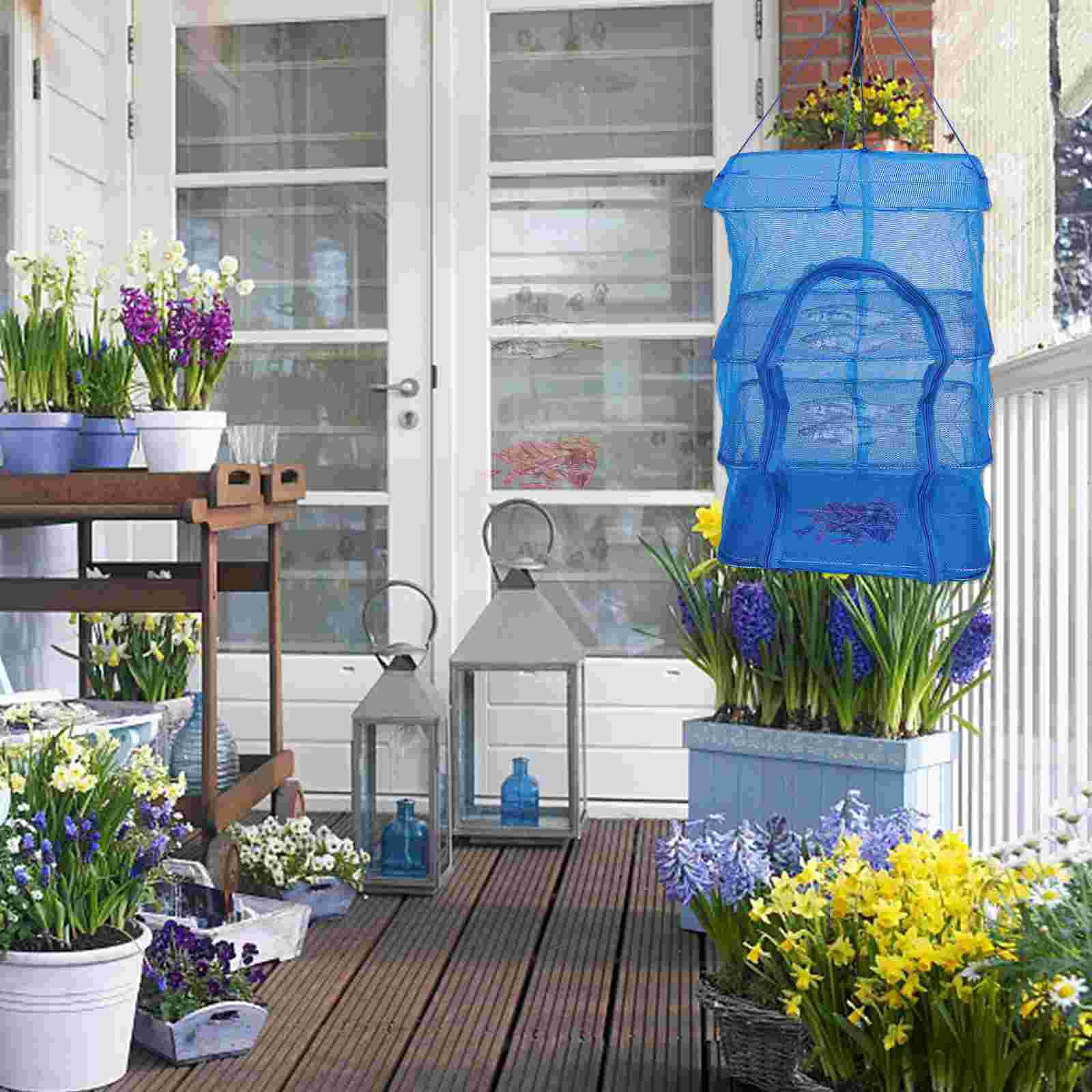 1pc Vegetable Fish Foldable Drying Net Hanging Mesh Dryer Hanging Mesh Dryer