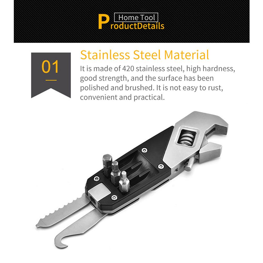 Folding Hex Wrench Stainless Metal Allen Wrench set Hexagonal Screwdriver Key Wrenches Allen Keys Hand Tool Portable Set