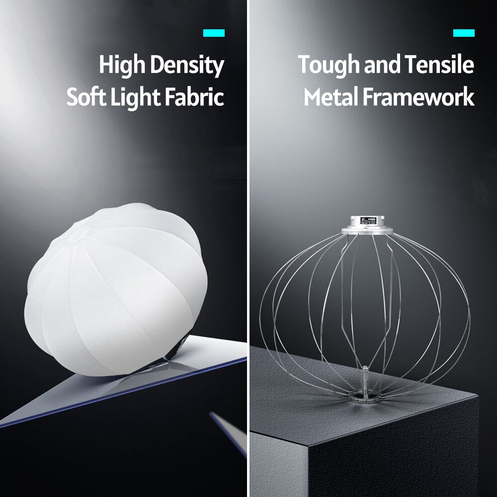 TRIOPO KQ65 65cm Lantern Softbox Spherical Collapsible Soft Box Bowens Mount Studio Photography Video Lighting Accessory