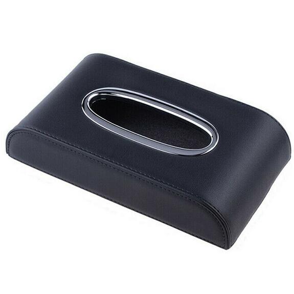 Auto amrest leren tissue box hoes papier auto thuis servethouder hoes: Type 5