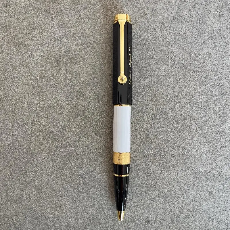 Stylo à bille de luxe, édition écrivain, , d'écriture populaire pour étudiants adultes, école, bureau d'affaires: WHITE / EF