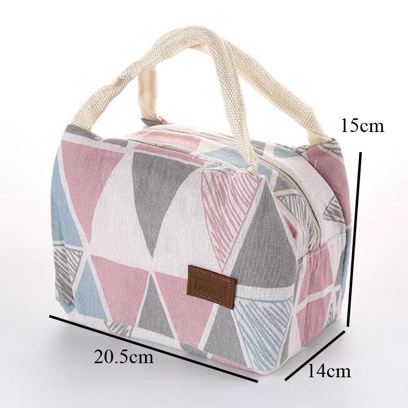 Color Simple Lunch Bag Waterproof Men Women Student Lunch Box Thermo Bag Office School Picnic Cooler Bag Lancheira Bolsa Termica