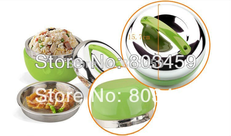 Apple Shape Stainless Steel Lunch Box Bento 2 Tier Locking Lid Dinner Bucket Lunch Container Insulation Box 1000ml