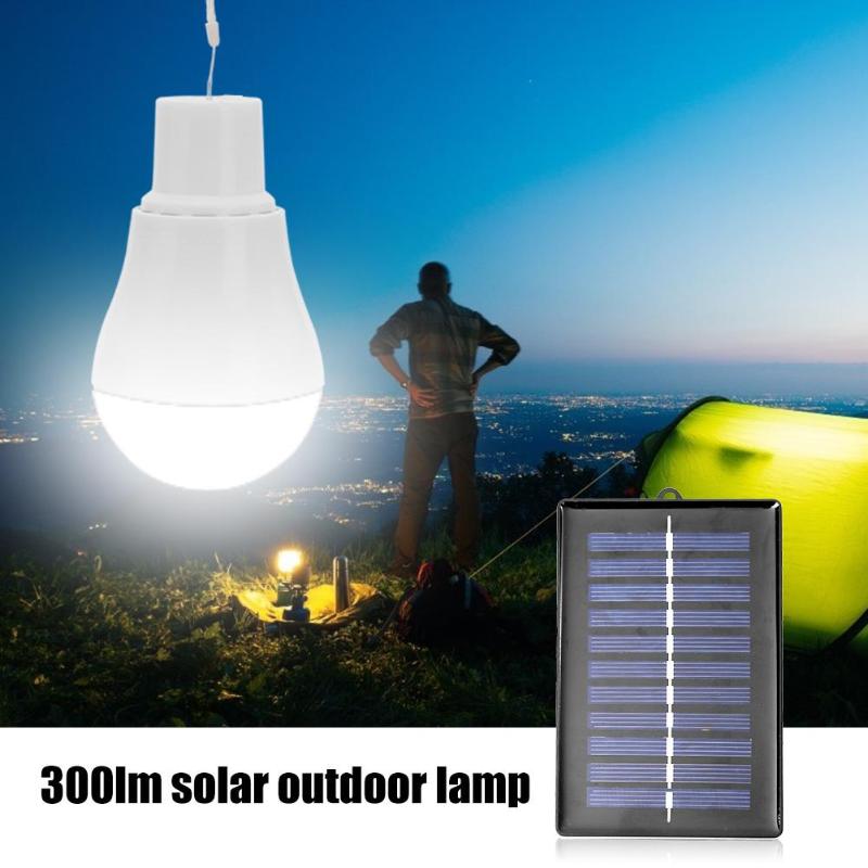 Lampe Solaire Portable Rechargeable, Lampe De Camping Extérieure