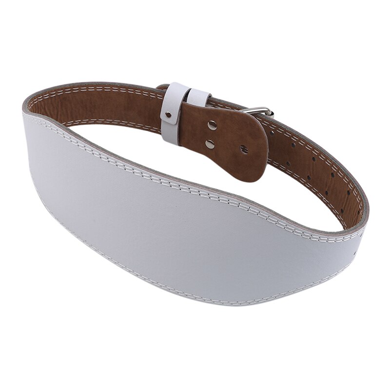 Unisex powerlifting sportbenodigdheden pu riem training fitness beschermingsriem lendenbescherming gymriem gewichthefriem