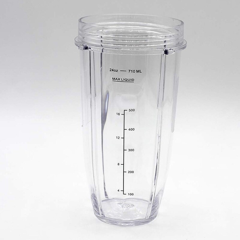 Extractor Blade with 18Oz 24Oz Cup and Nozzle Cap for Ninja BL480 / BL490 / BL640 / BL680 Auto IQ Series Juicer