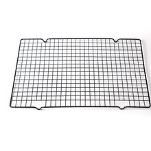 Carbon Steel Wire Grid Cool Rack BBQ Cake Cooling Shelf Safe Oven Kitchen Baking Tools