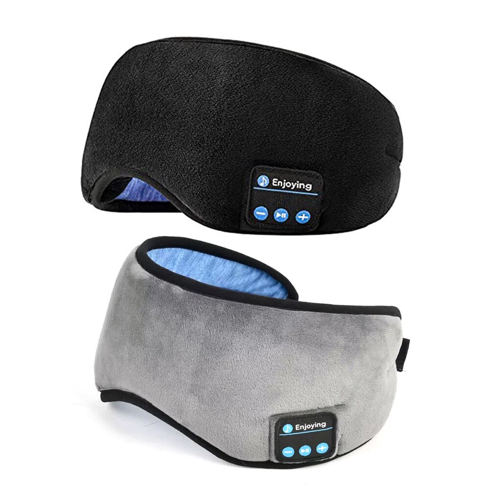 Sleeping Eye Mask Cotton Set White Noise,3D Music Eye Mask, Wireless Bluetooth 5.0, HD Stereo Speakers For Insomnia Sleepers