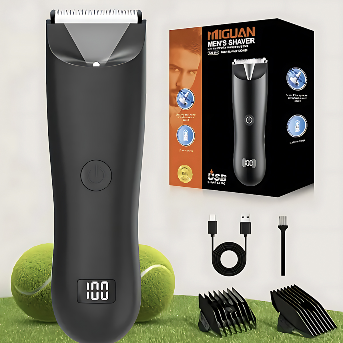 Man Shaver Hair Trimmer Epilator Groin Trimmer For... – Grandado