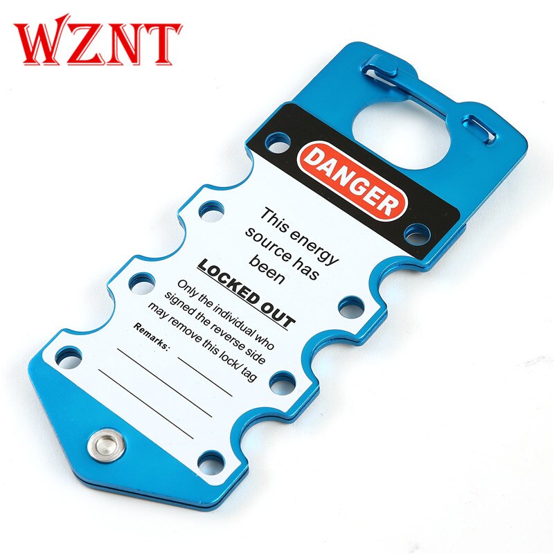 Aluminum joint buckle lock HASP Write on Labeled Group Aluminum Lockout Hasp aluminium Hasp Lock Safety hasp Lockout