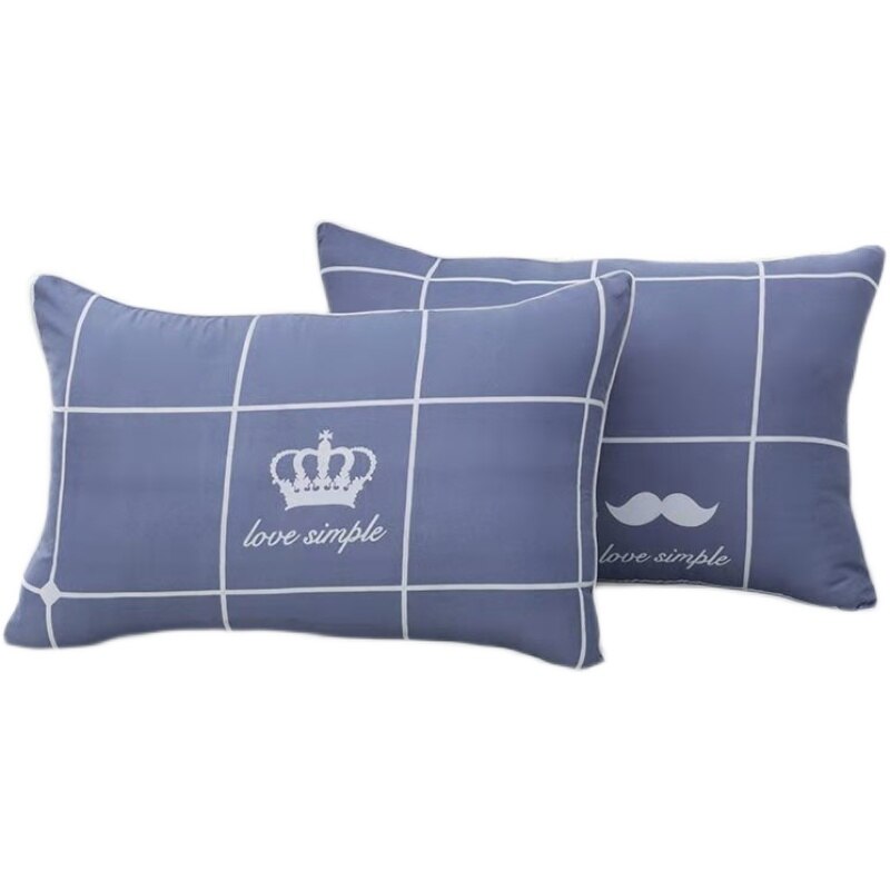 Kussen Europese Stijl Eenvoudige Cartoon 40X60Cm Plaid Student Slaapzaal Met Rits Verwijderbare Te Schoon