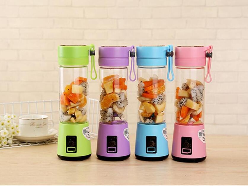 380ml USB Rechargeable Juicer Cup Juice Citrus Blender Lemon vegetables fruit Milkshake Smoothie Squeezers Reamers Bottle