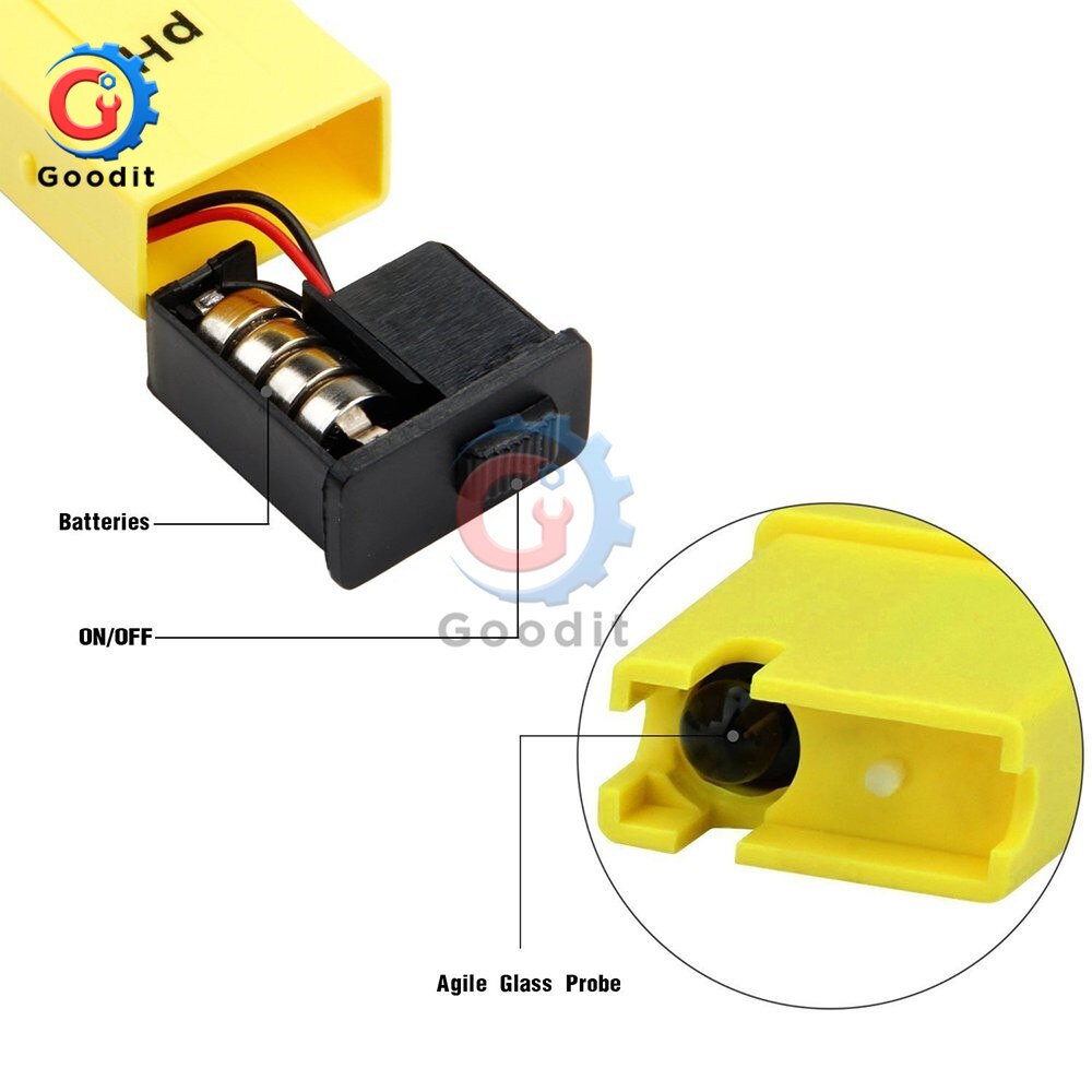 Digitale Ph Meter Ph Pen Tester Zuurgraad Water Ph Meter Professionele Voor Home School Laboratorium Aquacultuur Aquarium Zwembad