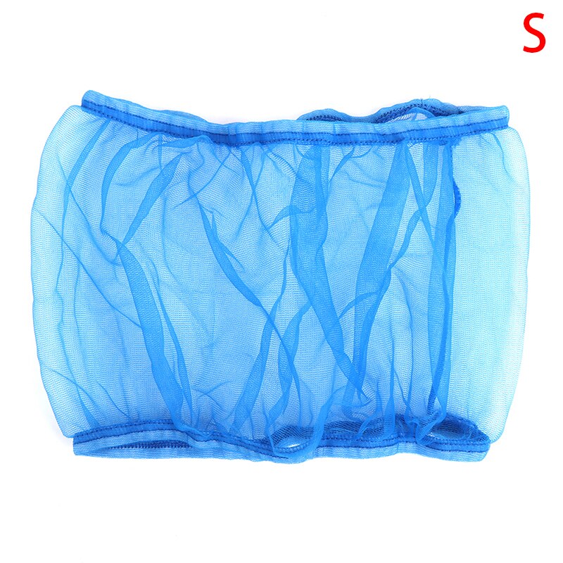 Nylon Mesh Receptor Seed Guard Bird Parrot Cover Soft Easy Cleaning Nylon Airy Fabric Mesh Bird Cage Cover Catcher Bird Supplies: BL / M