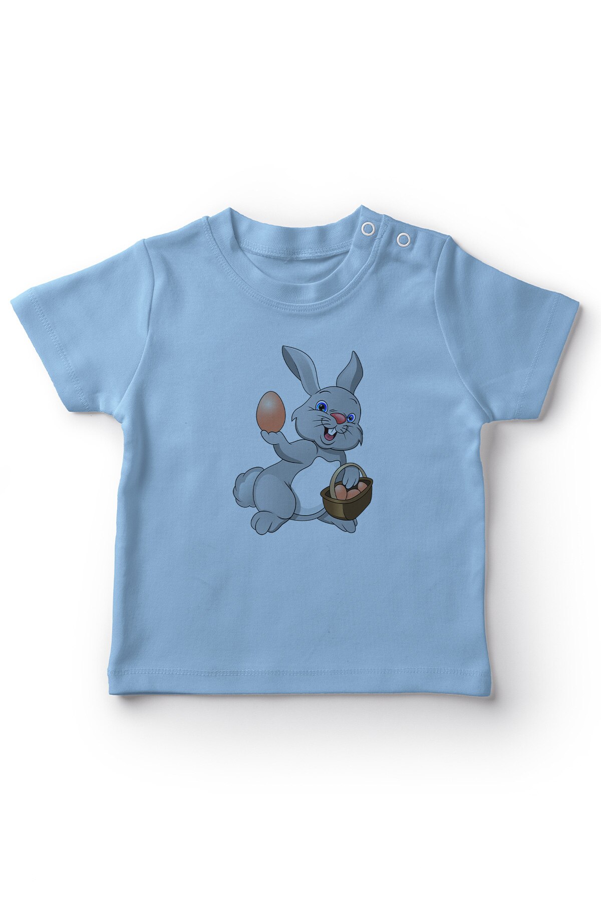 Angemiel Baby Cute Easter Bunny Boys Baby T-Shirt Blue