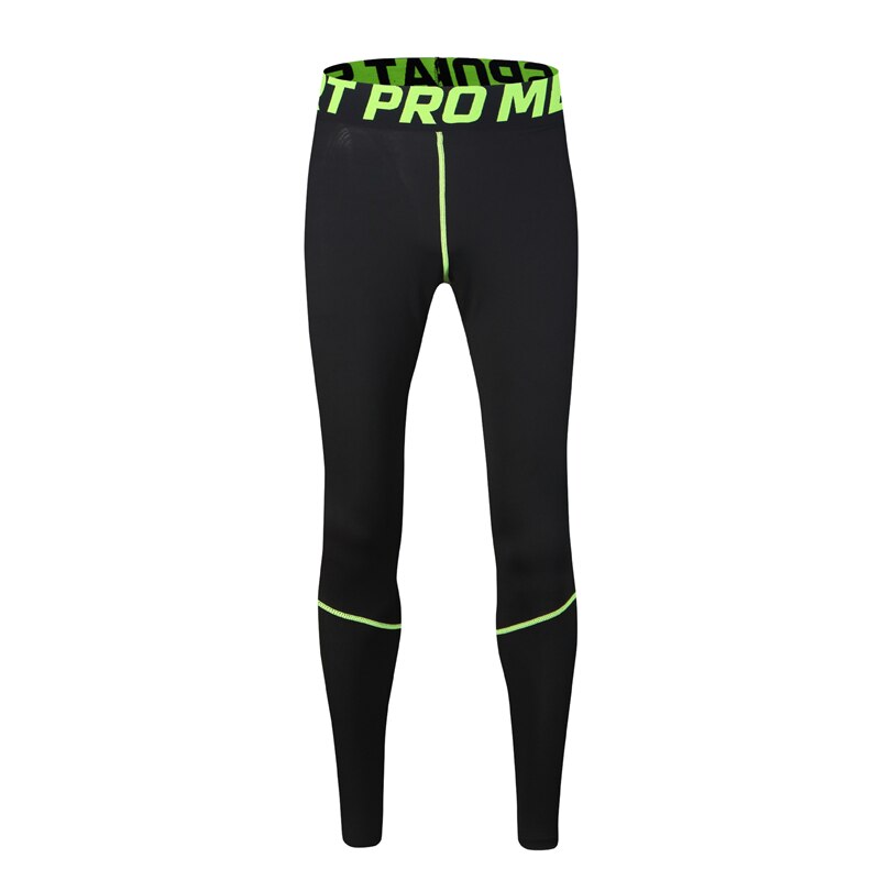 GANYANR Running Tights Mannen Sport Compressie Lange Broek Fitness Leggings Spandex Yoga Jogging Voetbal Training Broek