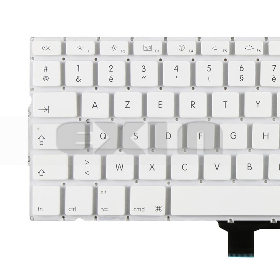 Laptop A1342 FR France French Keyboard for Apple Macbook 13.3" A1342 French AZERTY Layout MC207 MC516