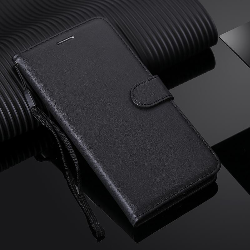 Luxury Cases For Huawei P20 Lite 360 Flip Cover Magnetic Leather Phone Bag Etui Case On P20 P 20 lite P20lite Coque: Black