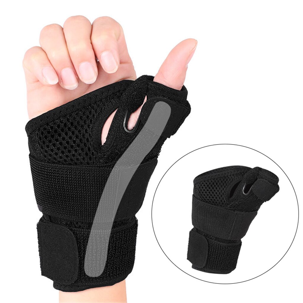 Ademend Verstelbare Pols Brace Duim Ondersteuning Guard Stabilisator Voor Tendinitis Sportblessures Carpaal Tunnel Breuk