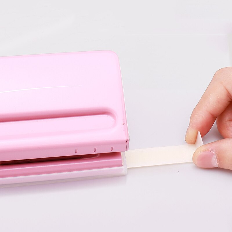 Perforadora de papel para manualidades, cortador de 6 agujeros de Metal, ajustable, para manualidades, A4, A5, A6, papel de hoja suelta, papelería de oficina