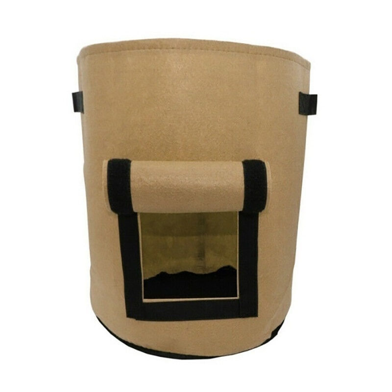 DIY Potato Planting Bucket Potato Grow Bag Nursery Tomato Plant Felt Grow Flower Fabric Grow Pot Non-woven Seedling Bags