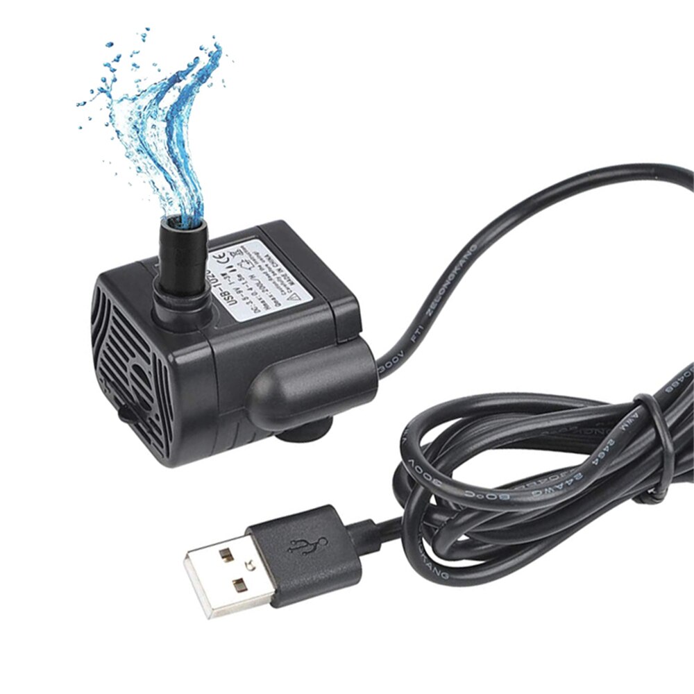 3W Dc Usb Mini Dompelpomp Ultrastille Outdoor Kleine Fontein Pomp Voor Kleine Vijver Aquaria Fish Tank hydrocultuur Dc