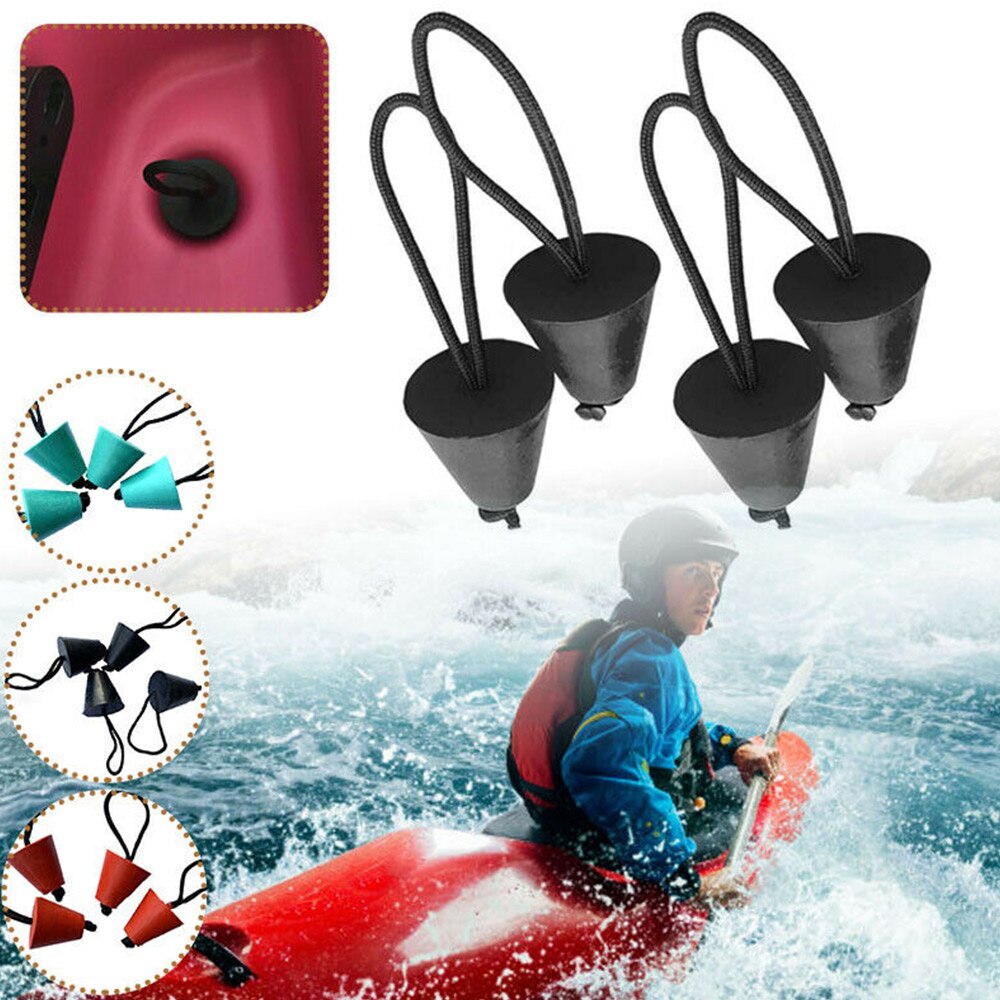 1 PC Universal Silicone Kayak Scupper Plug Kit - Kayak Canoe Drain Holes Stopper Bung Replacement Part for All Major Brands