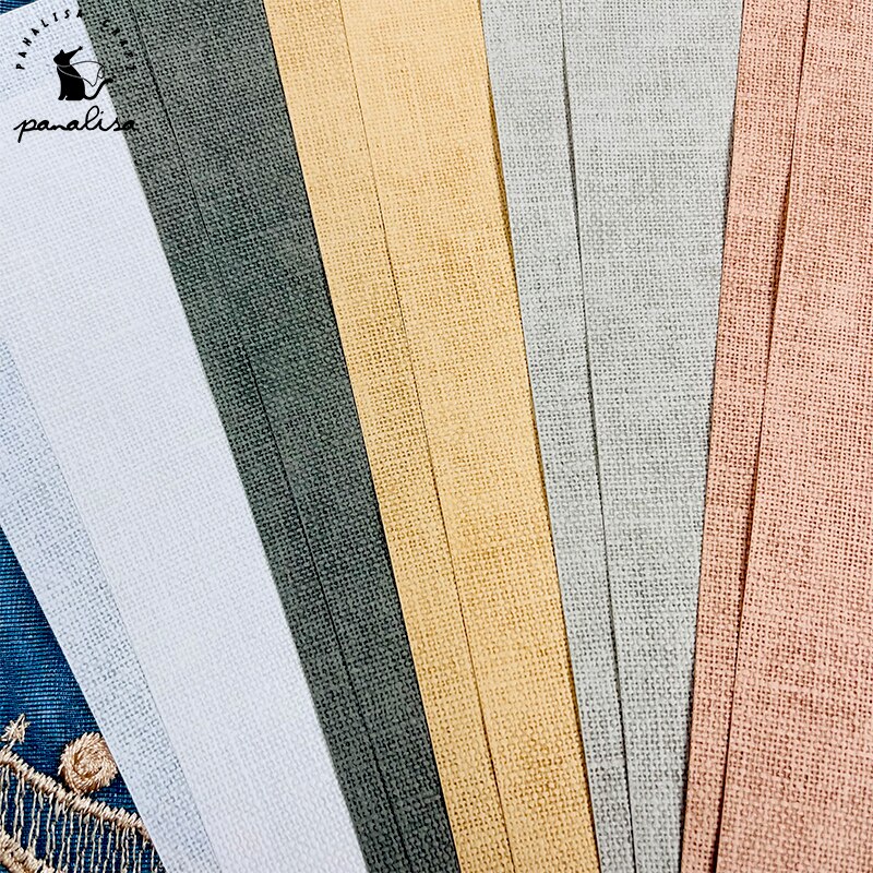 Panalisacraft A4 120g 10pcs per set fabric texture paper scrapbooking paper special texture Paper Craft Paper Card making paper
