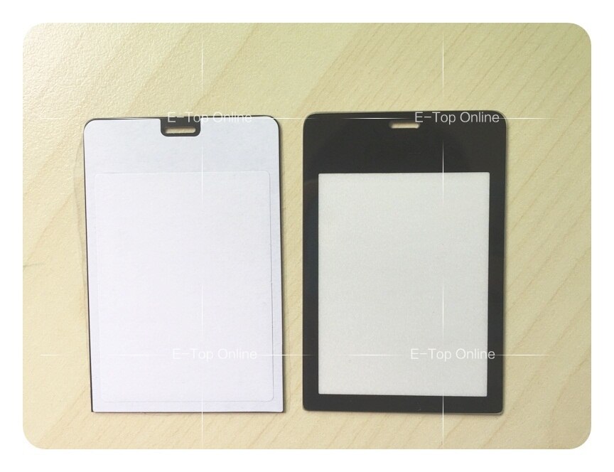 For Nokia 515 N515 Glass Screen Lens Black/White Front Lens Panel With Sticker +tracking