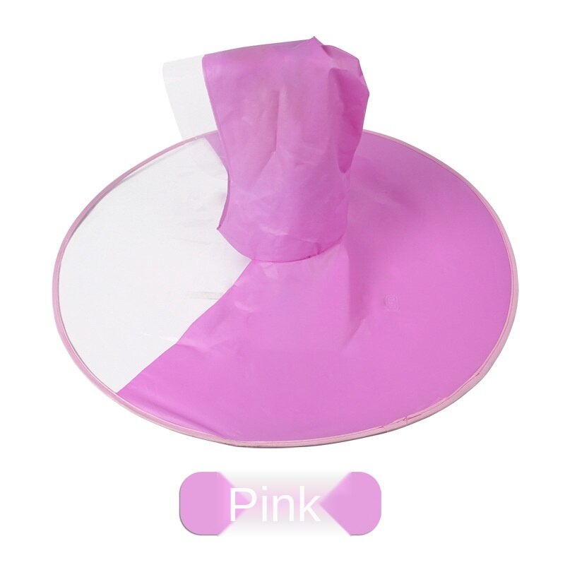 Baby gelb ente regenmantel UFO regenmantel Ich bin freien Mantel transparent wasserdicht regenmantel mit TikTok: Rosa Schwein / L